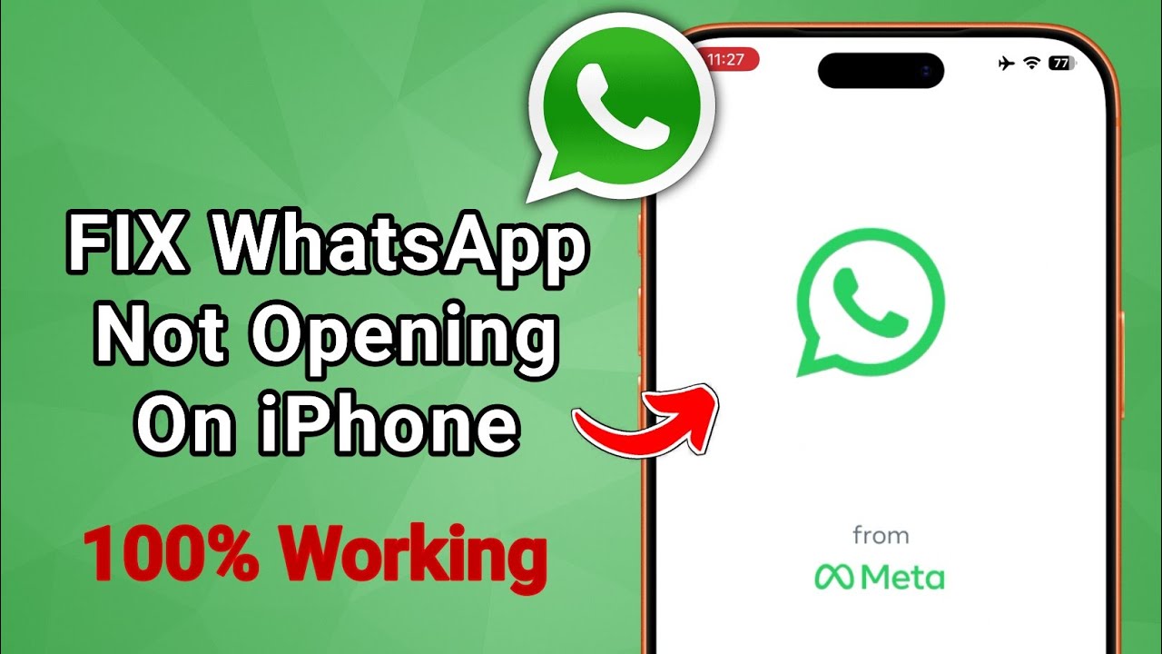 WhatsApp Won't Open on iPhone? Fix It Easily 📱
