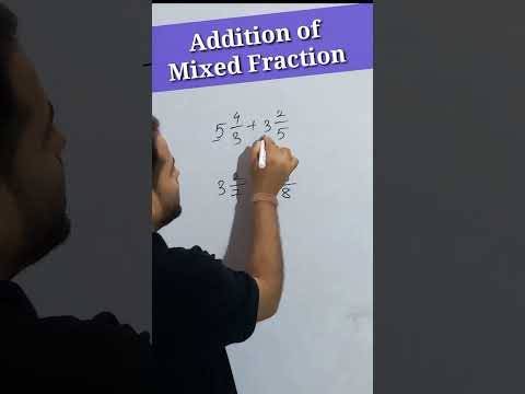 Addition of Mixed Fractions | Maths Tricks