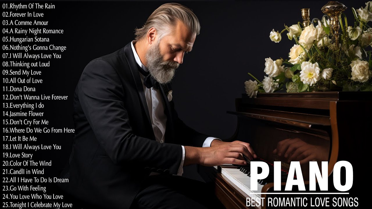 The 200 Top 200 Romantic Piano Songs for Your Heart ❤️
