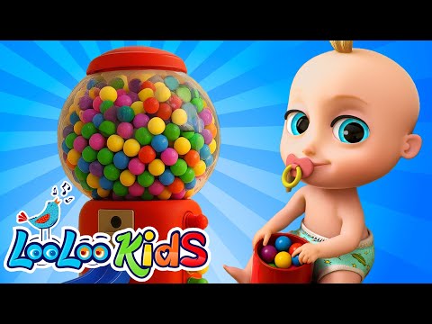 Johny Johny Yes Papa - Learn Colors with Colorful BALLS + Wheels On The Bus - Kids Songs