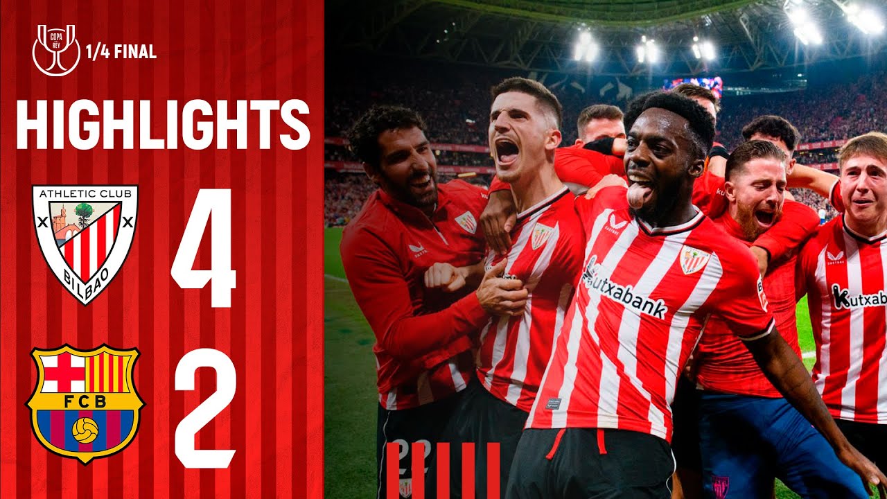 Athletic Club 4-2 FC Barcelona | Copa del Rey Cuartos