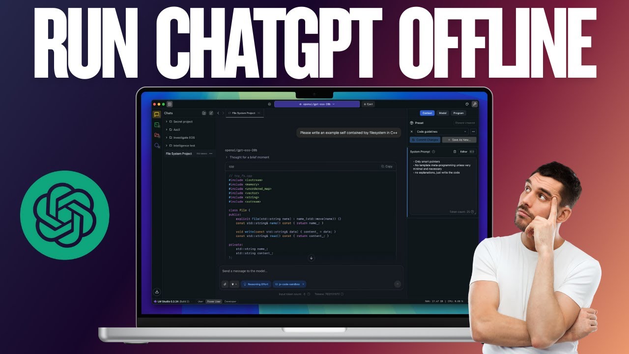 How to Run gpt-oss " ChatGPT" Locally & Offline on Mac and Windows PC