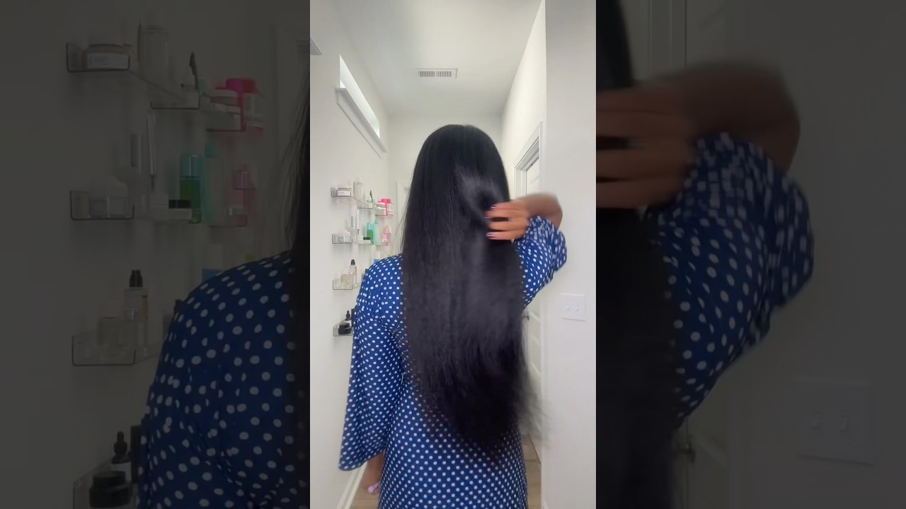 Dyson Straightener Test on South Indian Hair ✨