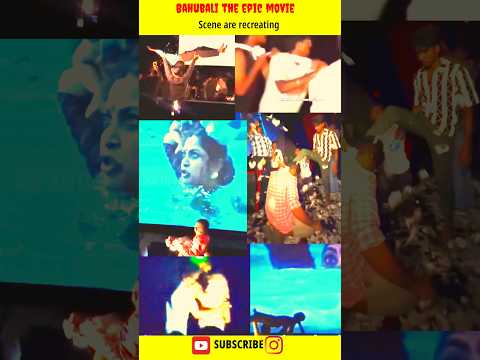 Baahubali the Epic movie scenes re creating in theatres #bahubalitheepic #prabhas #movie