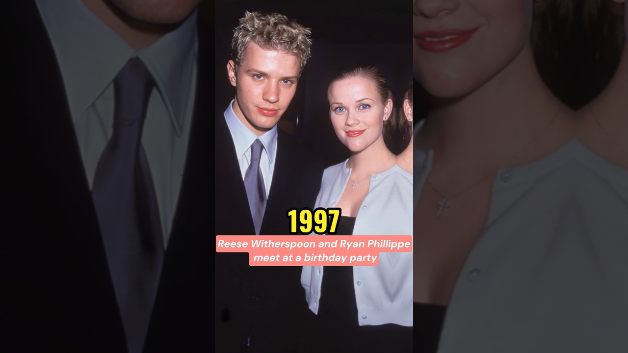 Reese Witherspoon and Ryan Phillipe Lovely Relationship Timeline #love  #family #celebrity #shorts