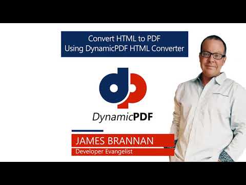 Convert HTML to PDF Using DynamicPDF HTML Converter
