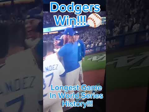 Dodgers Win In The 18th Inning!!!!⚾ Dodgers 2-1 Blue Jays