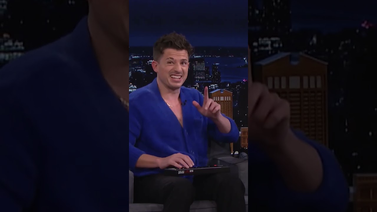 Charlie Puth Makes Beat Using Mug & Spoon 🎶