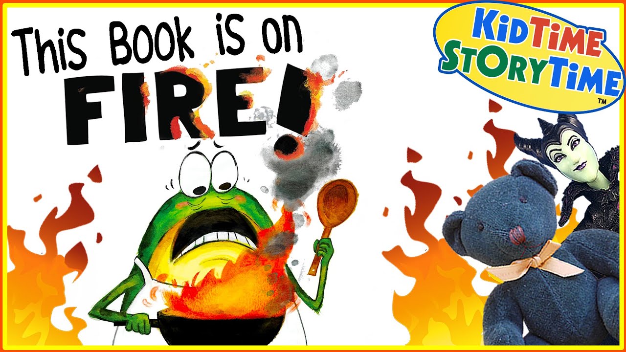 This Book is on FIRE |๐ฅ| FUNNY read aloud ๐ธ a Finn the Frog book!