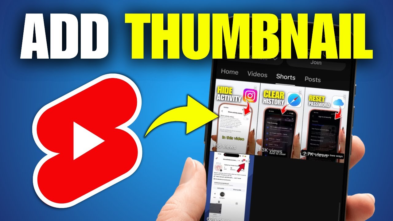Add Thumbnails to YouTube Shorts 📸