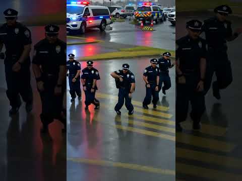 ๐บ๐ธ U.S. Police Officers Dance to "Blurred Lines" โ Viral Street Performance!