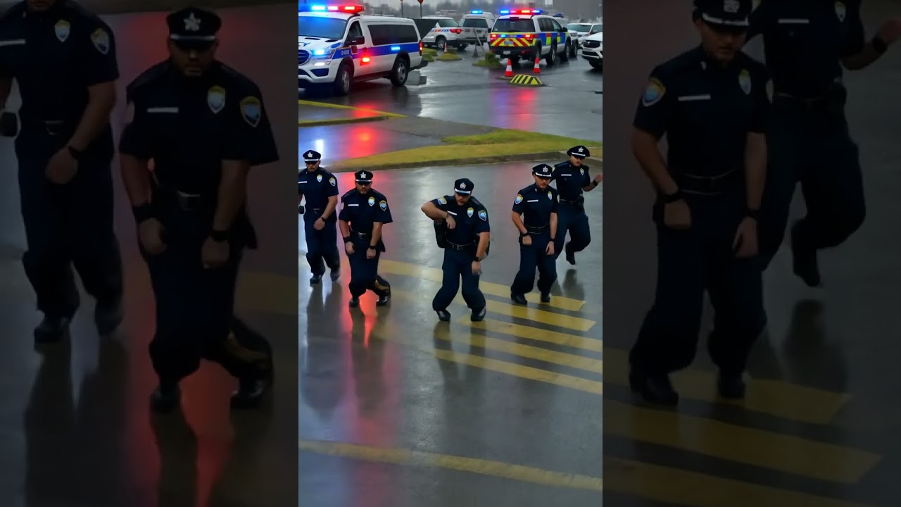 U.S. Police Officers Surprise Crowd with Viral Dance to 'Blurred Lines' 🎶