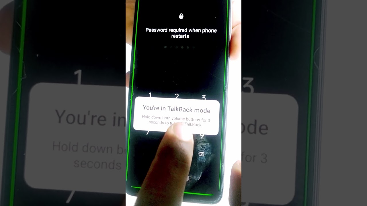 Disable TalkBack Mode in Shorts π±