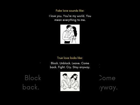 Fake Love Talks… True Love Fights to Stay 💔#lifelessons #motivation #quotes