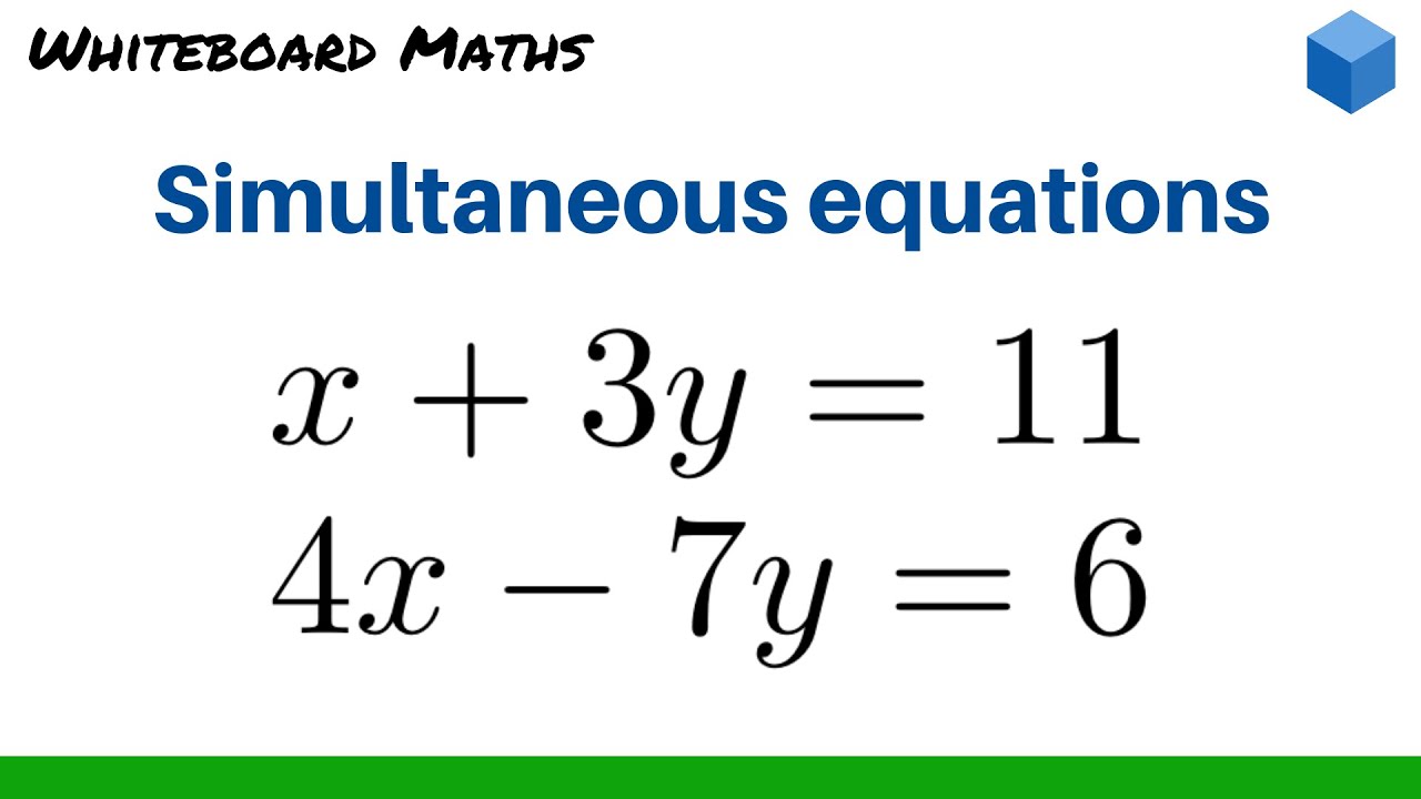 Mastering Solving Simultaneous Equations Using Substitution Method ๐