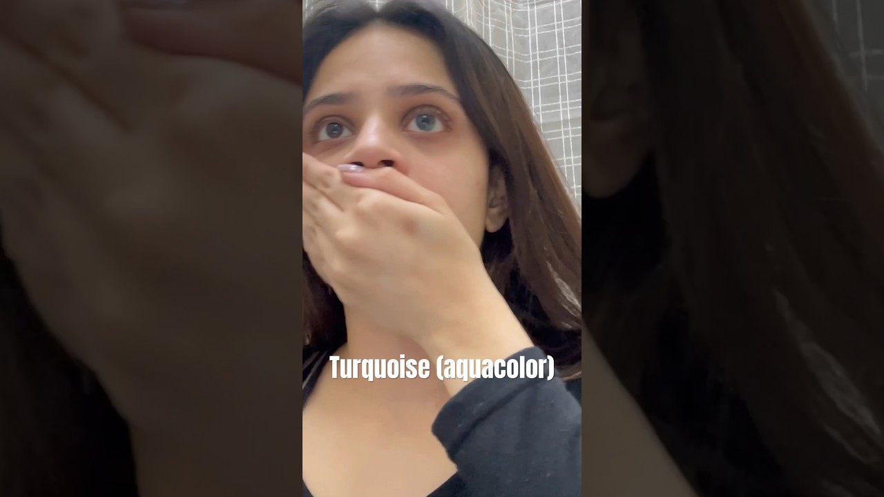 Aquacolor Turquoise Lens Review 🌊