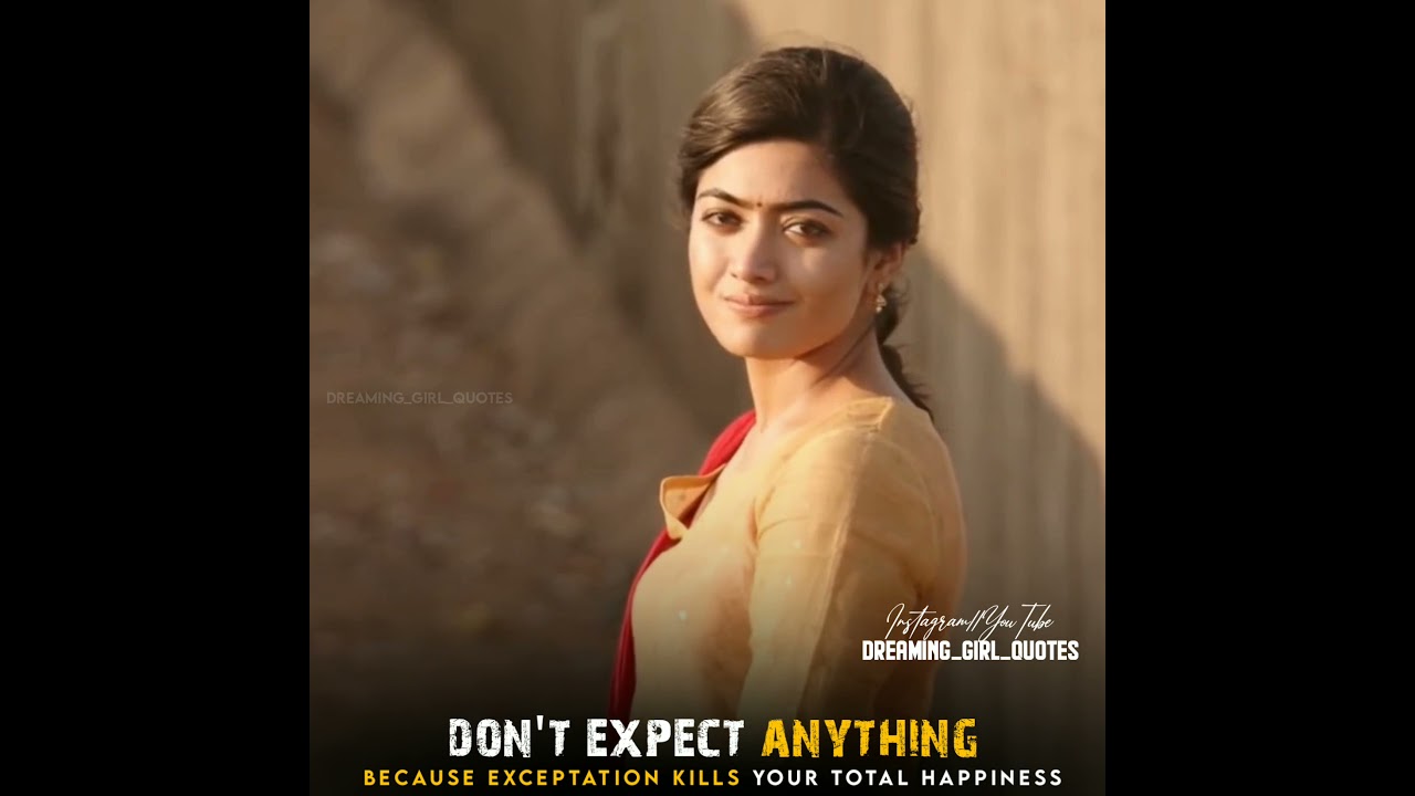 Don't expect anything ✌🙃..Girl whatsapp status tamil #shorts