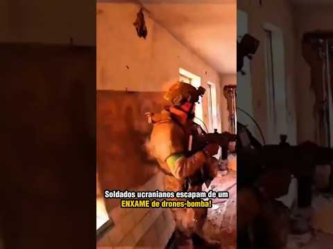 Soldados ucranianos CERCADOS por drones bomba! #guerradaucrania #ucrania #russia