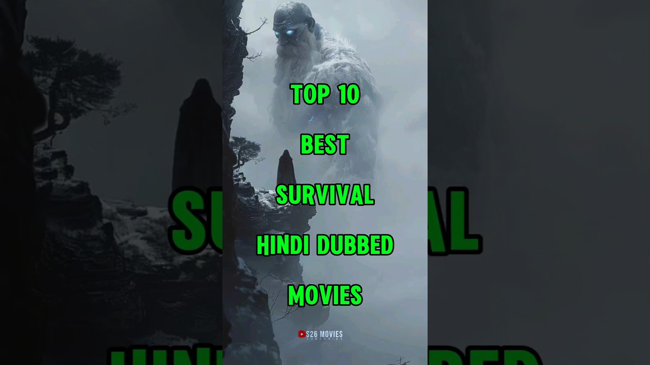 Top 10 Hindi Dubbed Survival Movies 🎬