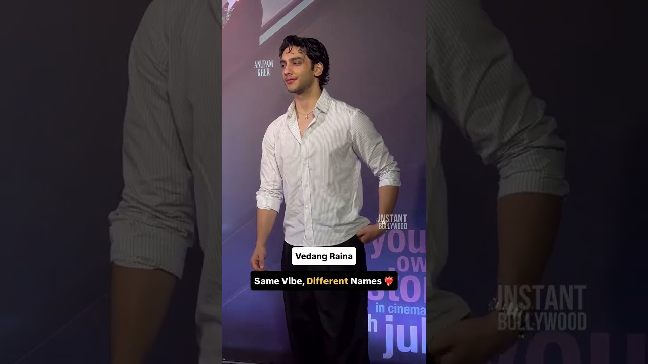 Ahaan Panday, Vedang Raina & Aryan Khan's Calm Confidence 🎬