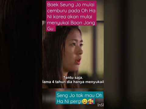 klip drama saat Seung Jo #kimhyunjoong tak ingin Oh Ha ni #jungsomin pergi 🤩🤩 #playfulkiss #drakor