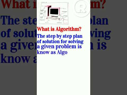 What is Algorithm 😱😱 #computer #viral #shorts Definition of Algorithms in Computer @r_k_official1