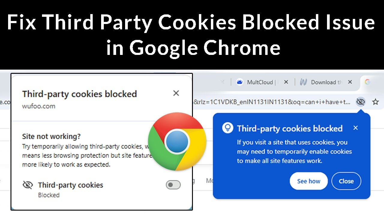 How to Fix Third Party Cookies Blocked Issue in Google Chrome?