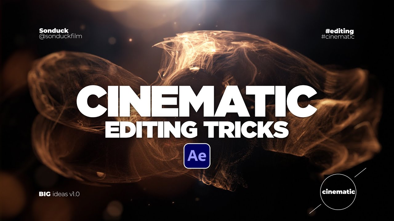 5 Master These 5 Cinematic Editing Tricks in After Effects 🎬