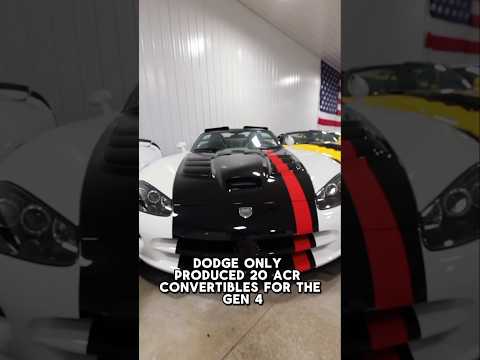 ACR Convertibles built specifically for wood house dodge. #dodge #viper #acr #carsofyoutube