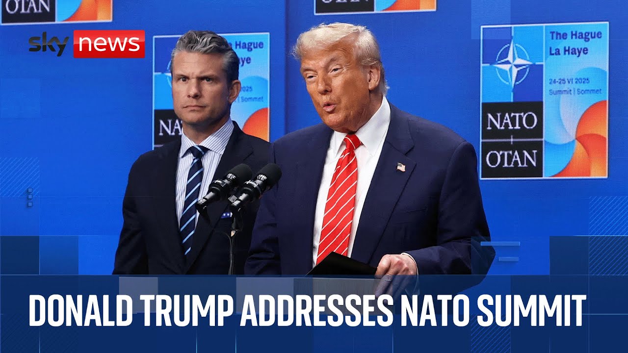 Trump Speaks at NATO Summit in The Hague 🇺🇸