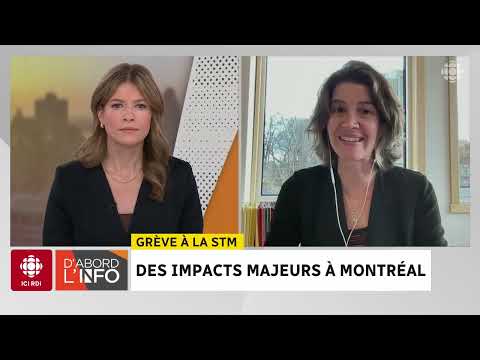 Grève à la STM : impacts importants sur le transport à Montréal