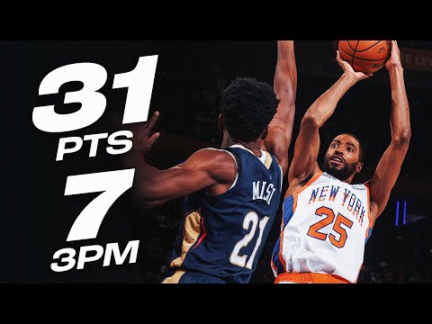 Mikal Bridges’ Season-High Performance at MSG! (7 Threes)🔥| December 1, 2024