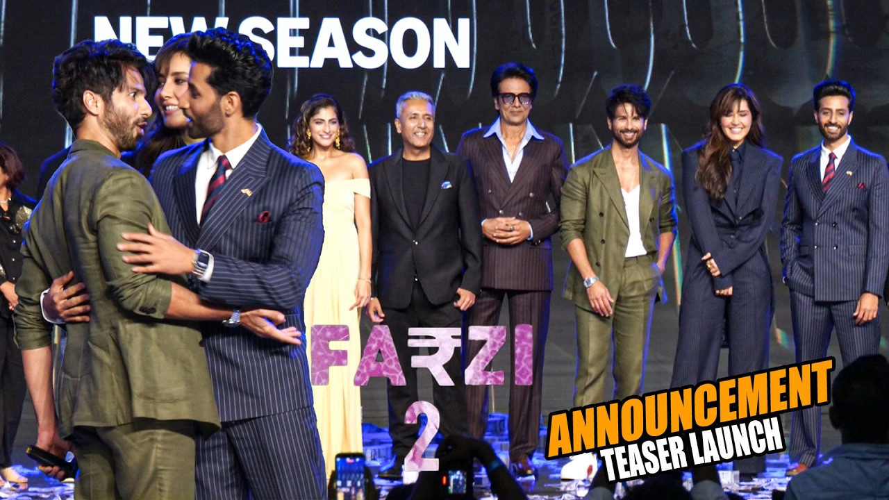 Farzi Season 2 | Announcement Teaser Launch | Shahid Kapoor, Bhuvan Arora, Kay Kay Menon, Raashi