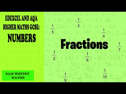 Edexcel & AQA Higher Maths GCSE: Fractions