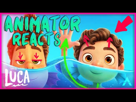 ANIMATOR REACTS TO LUCA! - Animation Analysis of Pixar's Luca!