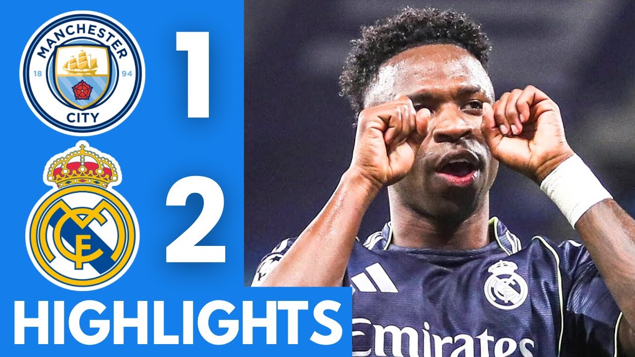Man City vs Real Madrid Highlights | UEFA 2025/26 ⚽