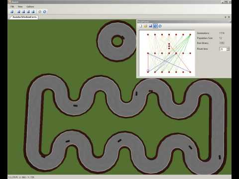 Traing cars with Neuro evolution