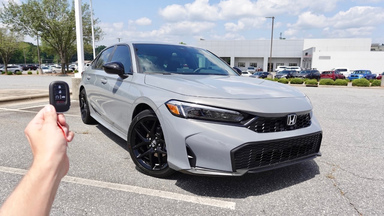 2025 Honda Civic Sport: Start-Up & Test Drive 🚗