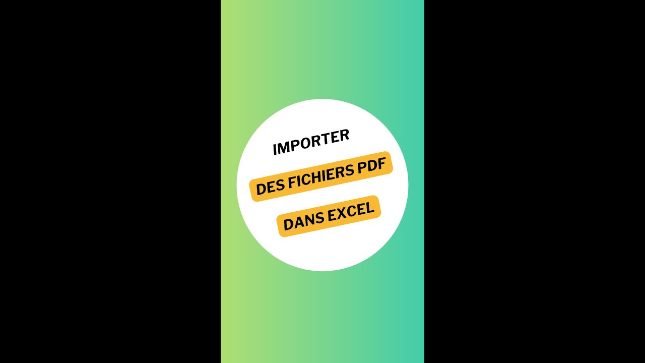 L’astuce secrète pour importer des tableaux PDF dans Excel 🤫
