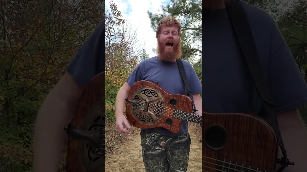 "I Want To Go Home" in the woods. Full is up on my channel. #acoustic #newmusic