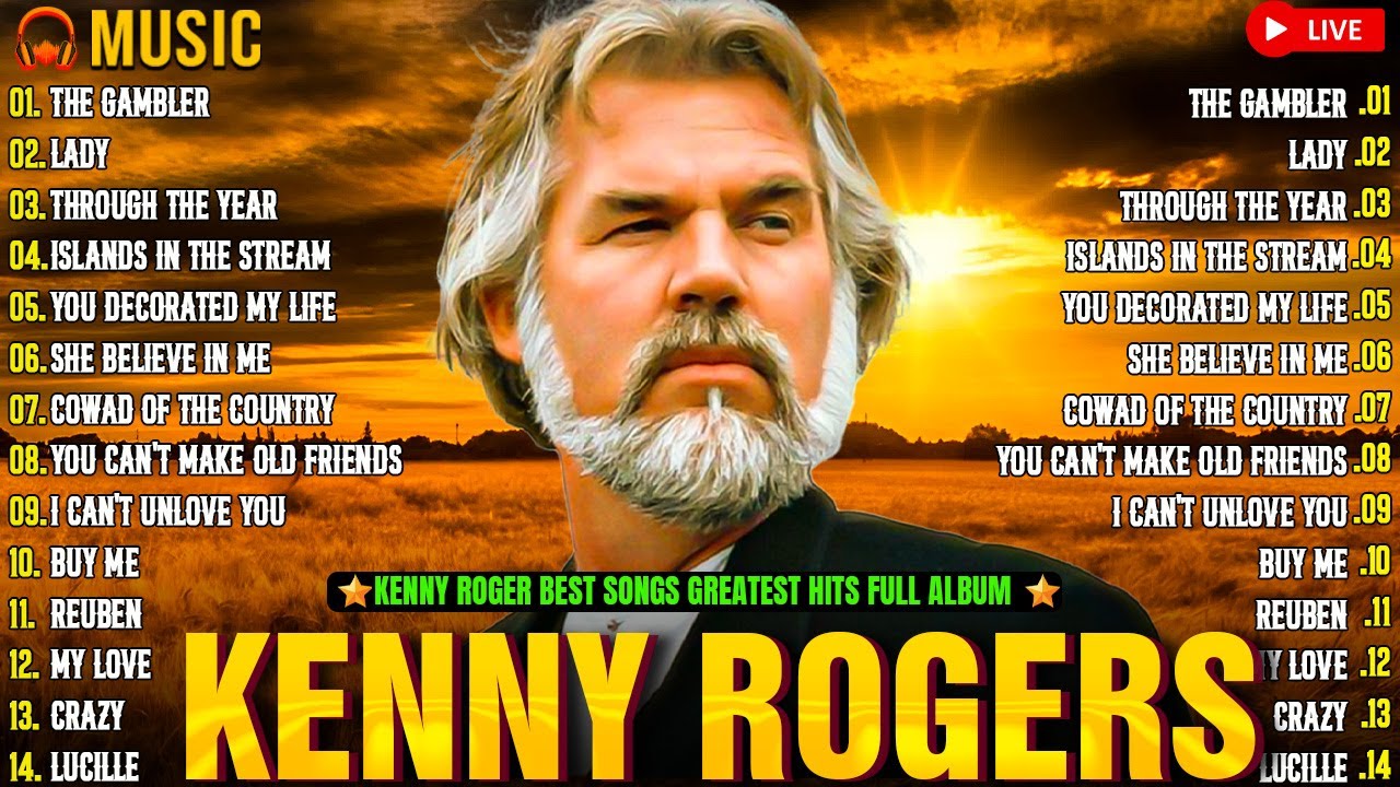 Kenny Rogers' Greatest Hits 🎶 Classic Country