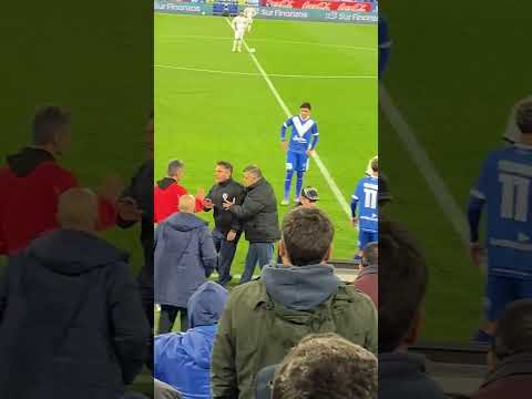 Guillermo Barros Schelotto expulsado en Velez vs Independiente