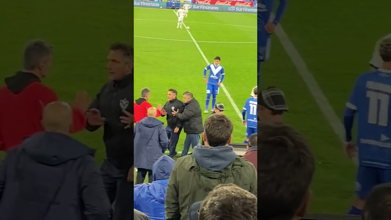 Guillermo Barros Schelotto Expulsado en el Partido Vélez vs Independiente ⚽