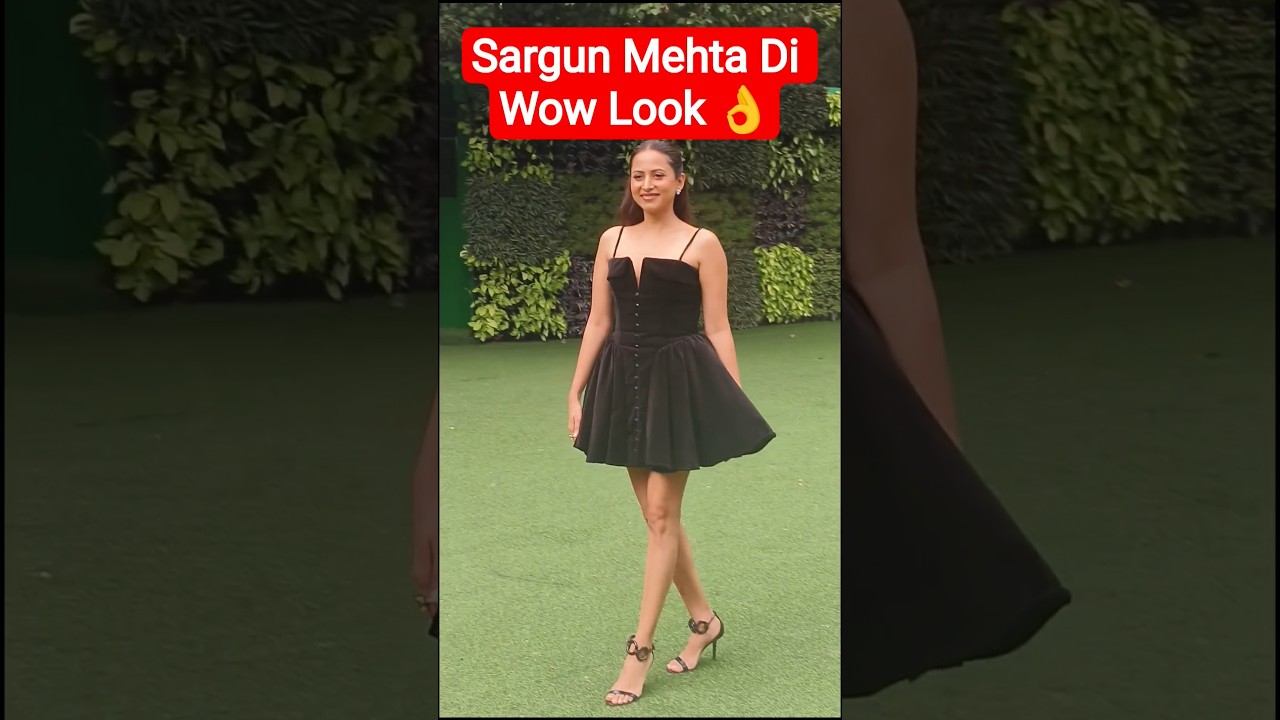 Sargun Mehta's Stunning Look at Punjabi Filmfare Awards 2025 ✨