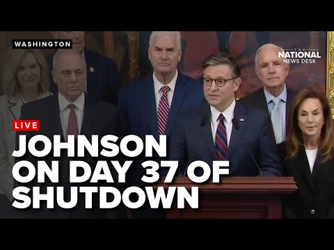 Johnson, GOP on day 37 of the government shutdown