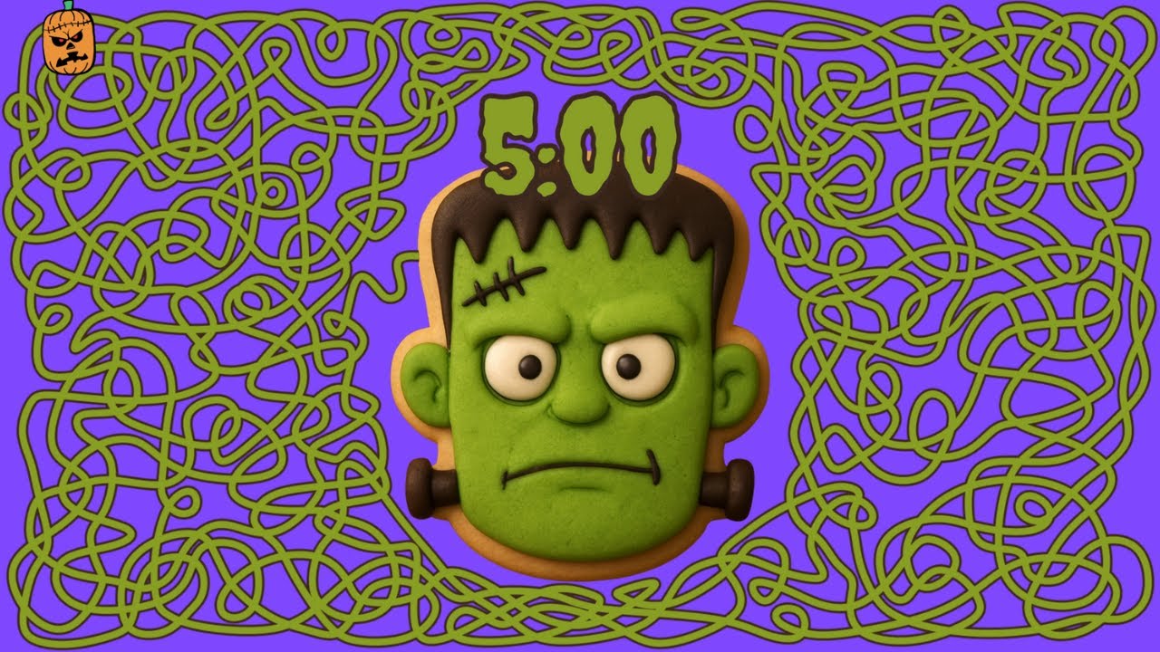 5 Quick & Spooky Halloween Frankenstein Cookie in Just 5 Minutes! π