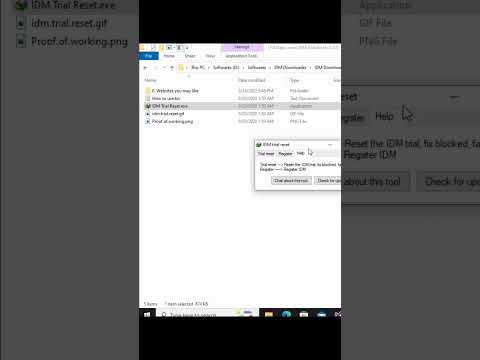 how to register idm free for lifetime #shorts #youtubeshorts #idm #internetdownloadmanager #laptop