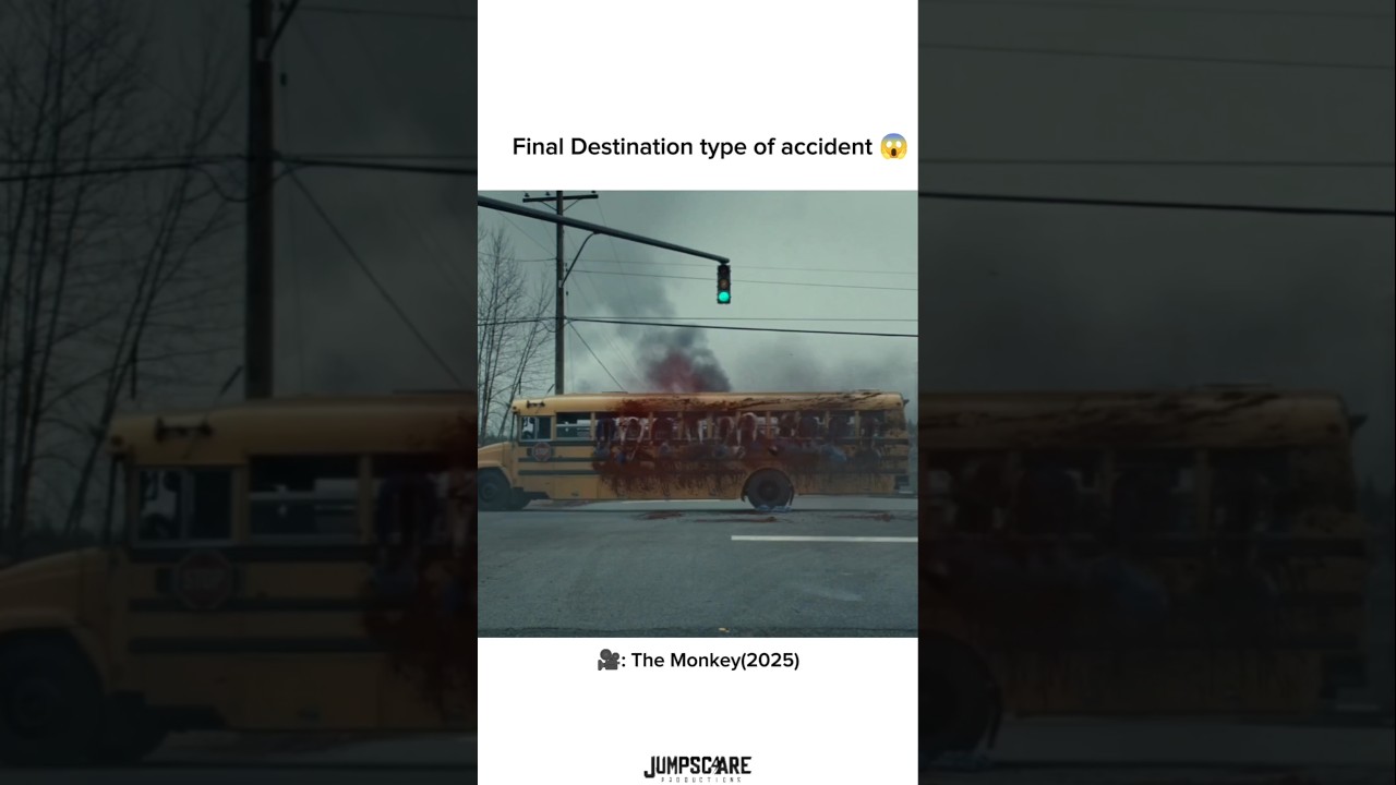 Final Destination-Style Accident Scene in The Monkey (2025)