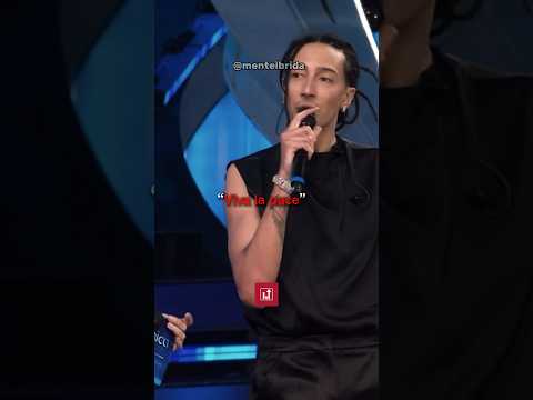 GHALI: "La gente ha sempre più paura di dire -Stop alla guerra!-" #ghali #casamia #ispirazione