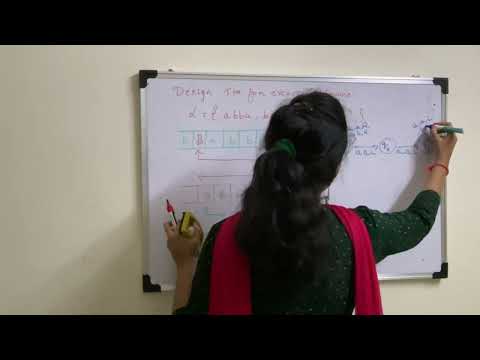 Lecture 99 # Design Turing Machine for Even Palindrome